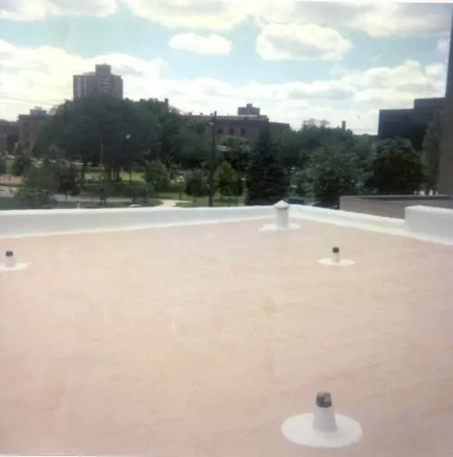 Liquid Rapid Roof single-ply membrane roofing systems for commercial flat roofs in the Twin Cities Metro area from Overhead Construction & Roofing.