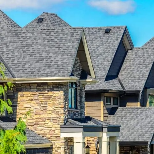 Residential Shingle Roofing and Flat Roofing system installation, repair and replacement from Overhead Construction and Roofing, a Minnesota Roofing company serving the residential roofing needs of the Twin Cities metro area.