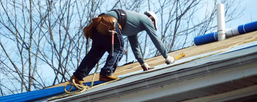 Residential roof repair and replacement services for residential flat roofs and shingle roofs in the Twin Cities metro area from Minnesota roofing company Overhead Construction & Roofing.