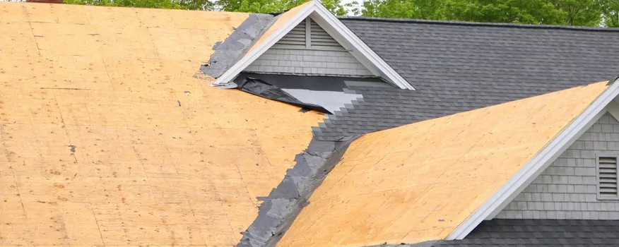Residential roof repair and replacement from Overhead Construction & Roofing for flat roofed and asphalt shingled roof residential households and homes within the Twin Cities metro area
